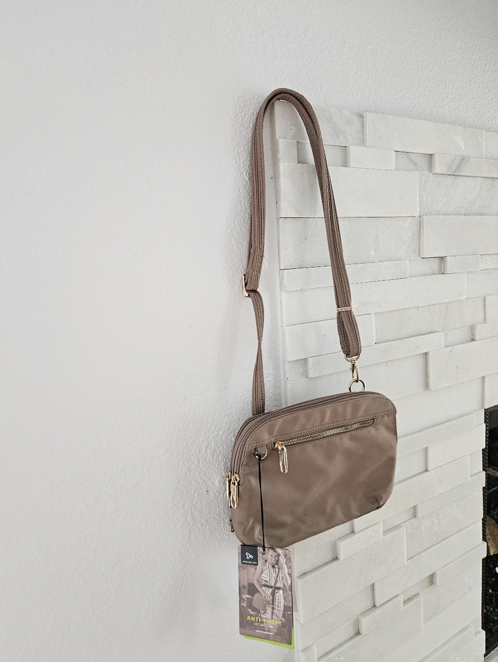 Travelon Anti-Theft Classic Convertible Crossbody Sable - Picture 10 of 12